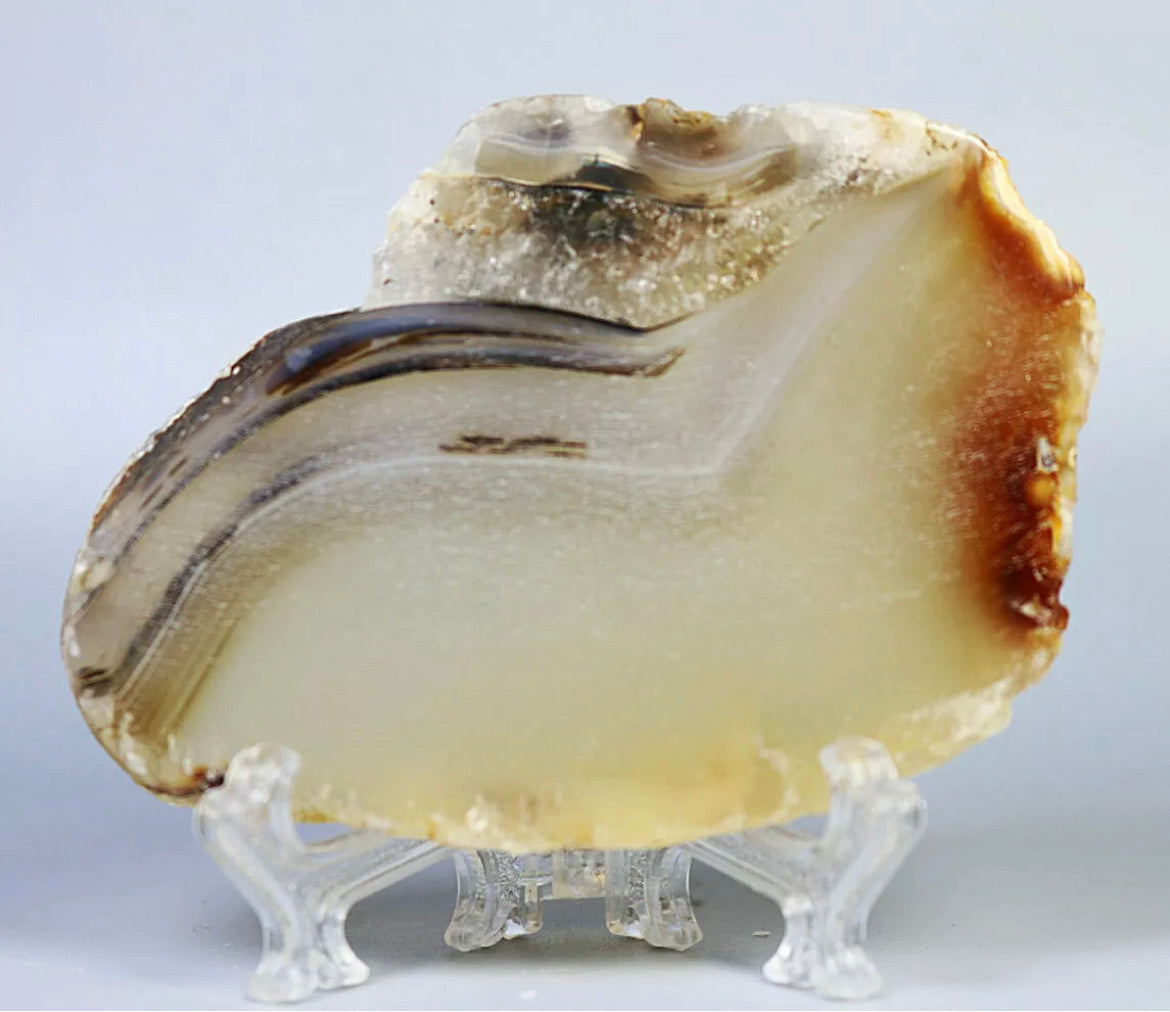 Agate Slice with Stand