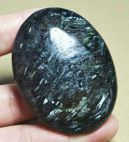 Natural astrophyllite Palm Rock