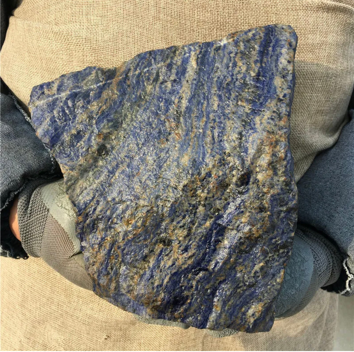 Natural Sodalite gemstone Boulder Rock