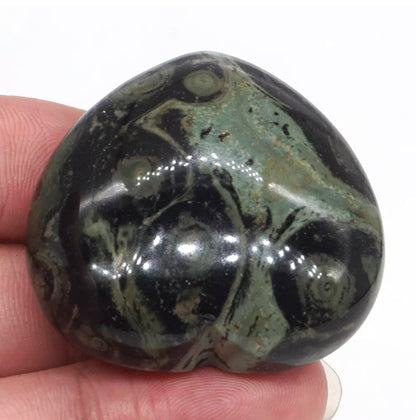 Natural Kambaba Jasper Heart