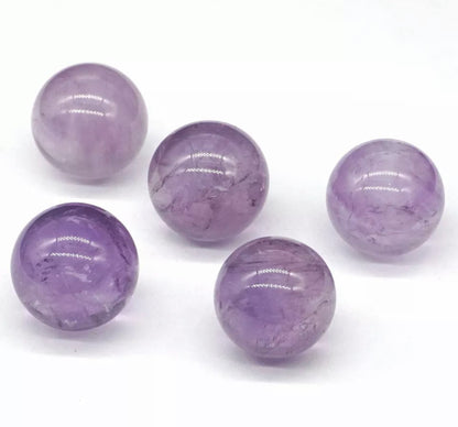 Natural Amethyst Crystal Globe Sphere