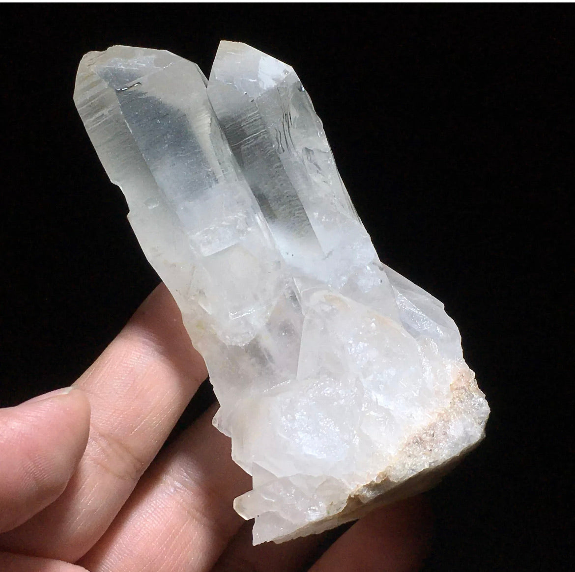 Natural Clear Quartz gemstone Cluster Reiki Healing Crystal