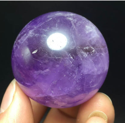 Natural Amethyst crystal sphere