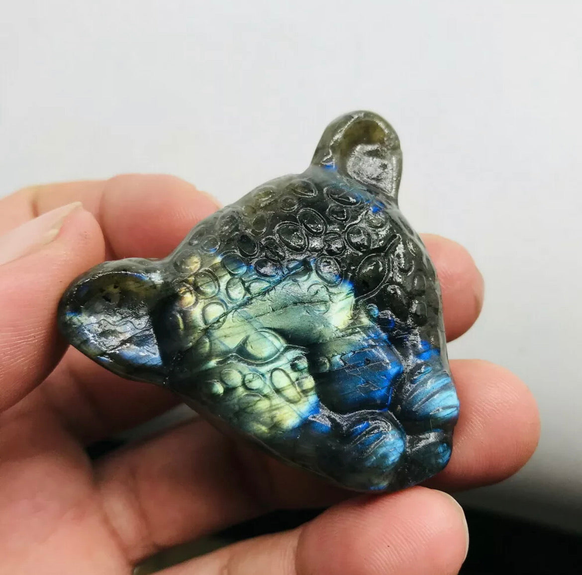 Natural Labradorite Leopard