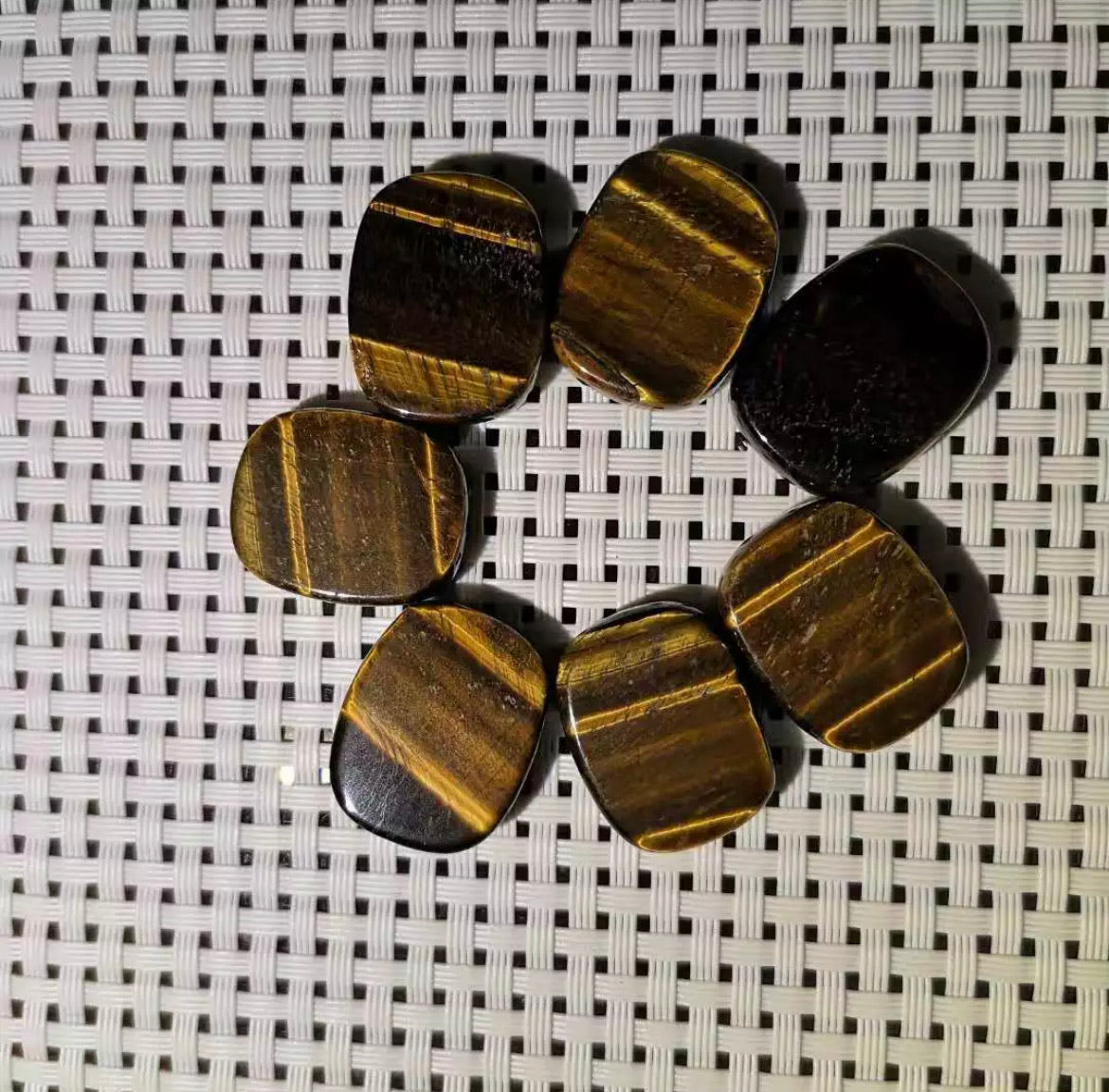 Natural Tiger Eye Worry Stone