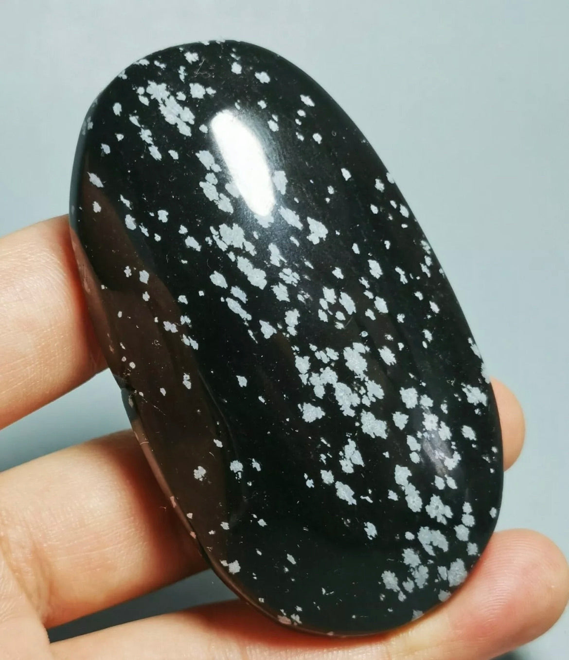 Natural Snowflake Obsidian Stone