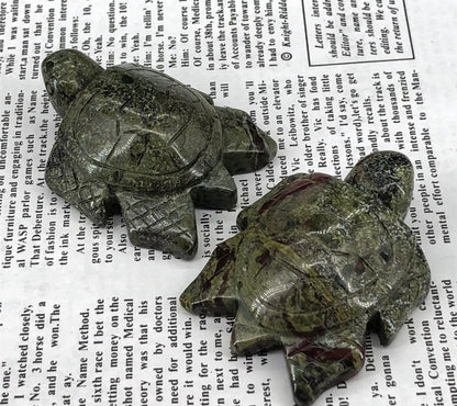 Dragon bloodstone Tortoise sea turtle