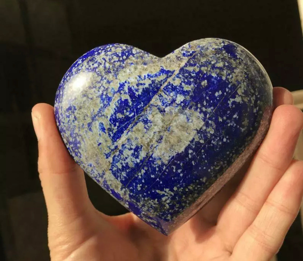 Blue Lapis Lazuli Heart