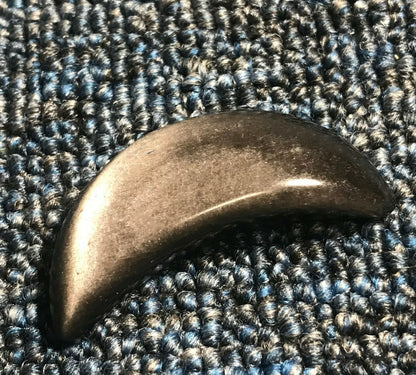 Natural Silver Obsidian Moon