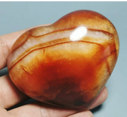 Natural Colorful Red Orange White Carnelian Agate