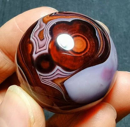 Natural Banded Agate Sphere