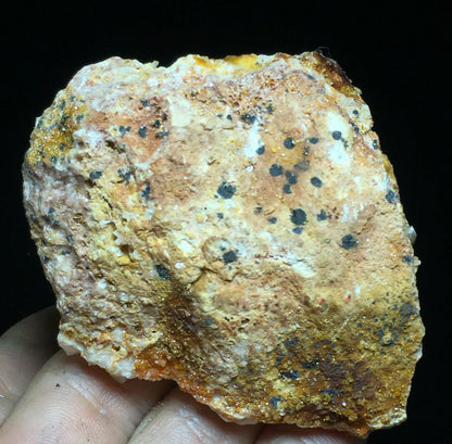 Translucent Wine Red Vanadinite & Flake Dolomite Crystal Mineral Specimen