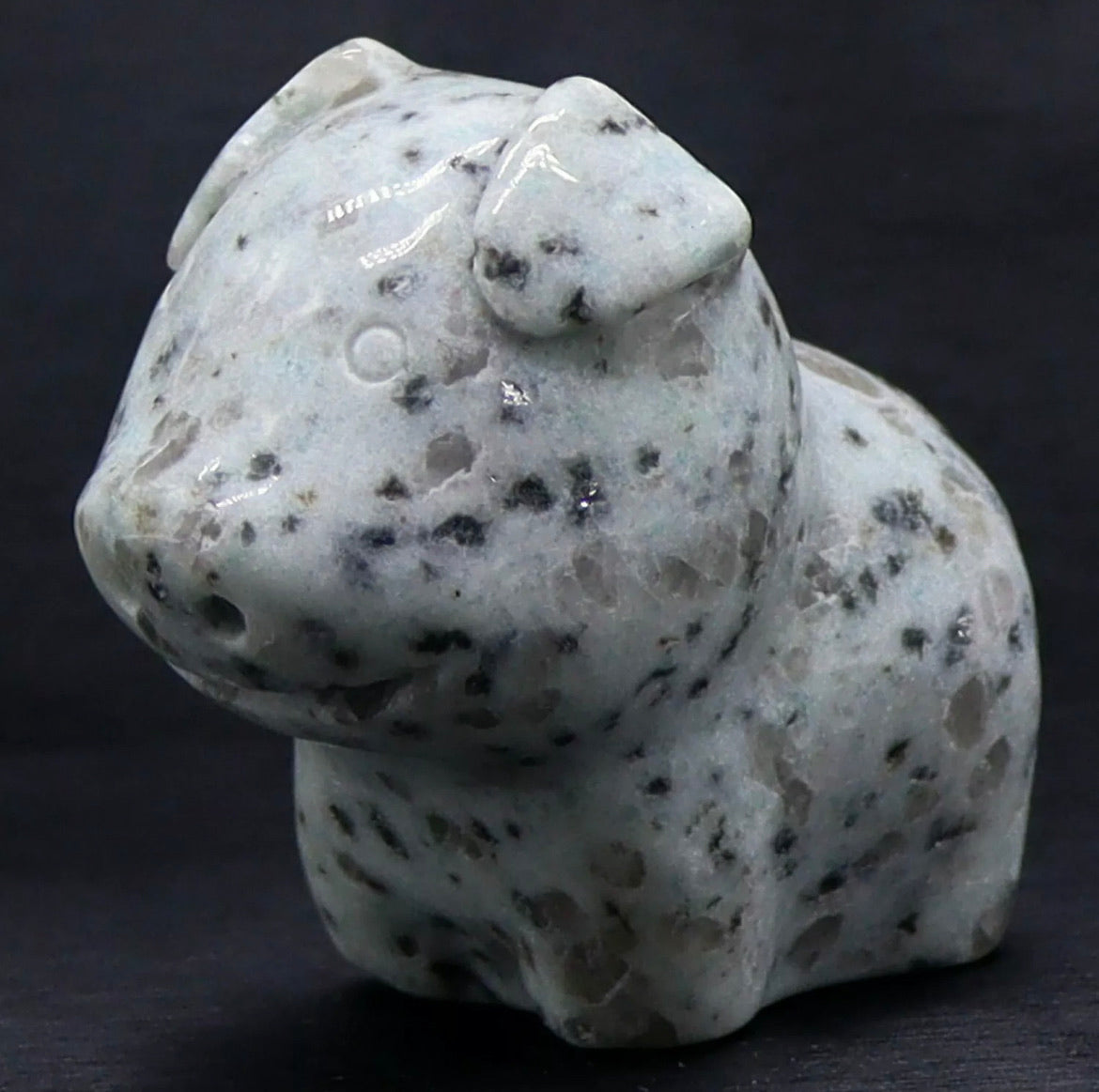 Sesame Jasper Pig figurine