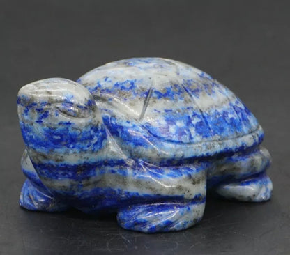 Natural Lapis Lazuli Turtle