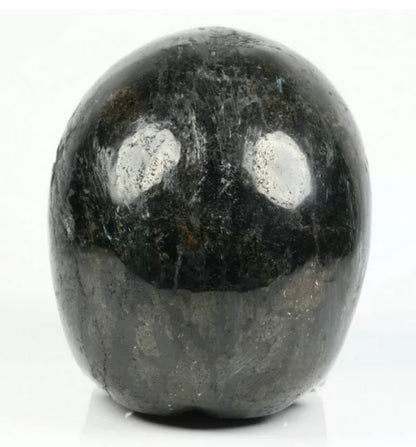 Natural Astophyllite Carved Crystal gemstone Skull figurine