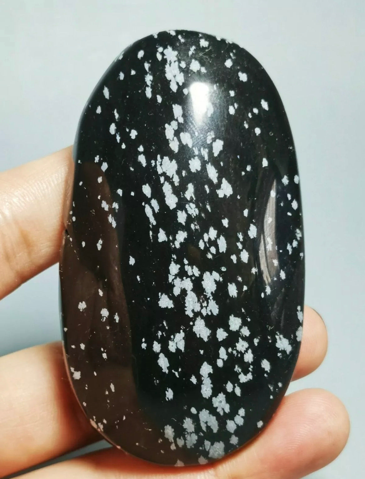 Natural Snowflake Obsidian Stone