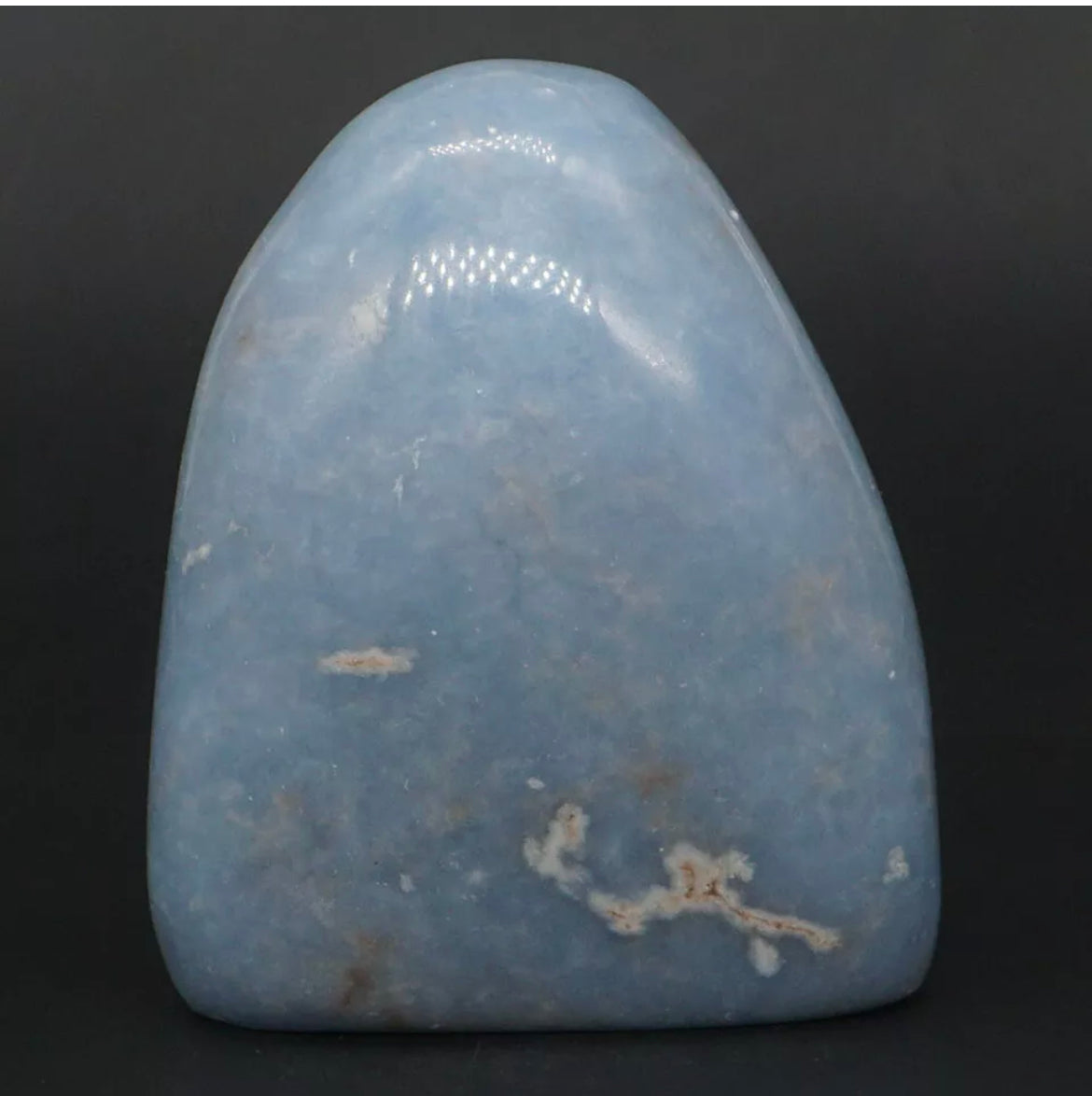 Natural Angelite Crystal Rock