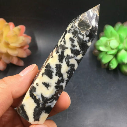 Zebra Jasper Gemstone Reiki Wand