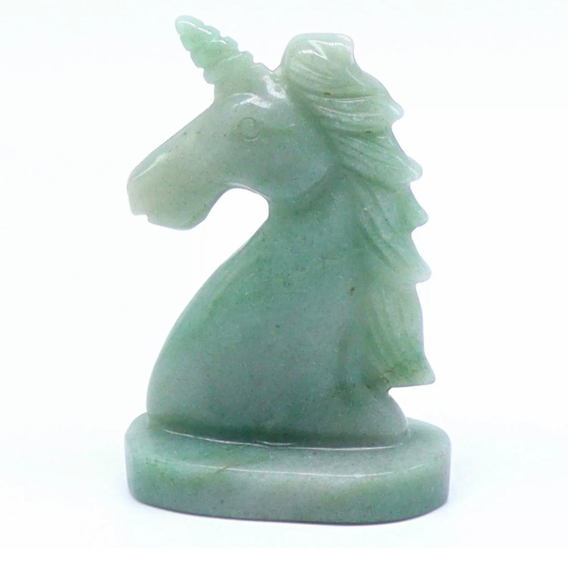 Natural Green Aventurine Unicorn