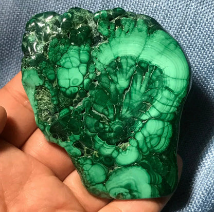 Natural Malachite Free Form gemstone Crystal