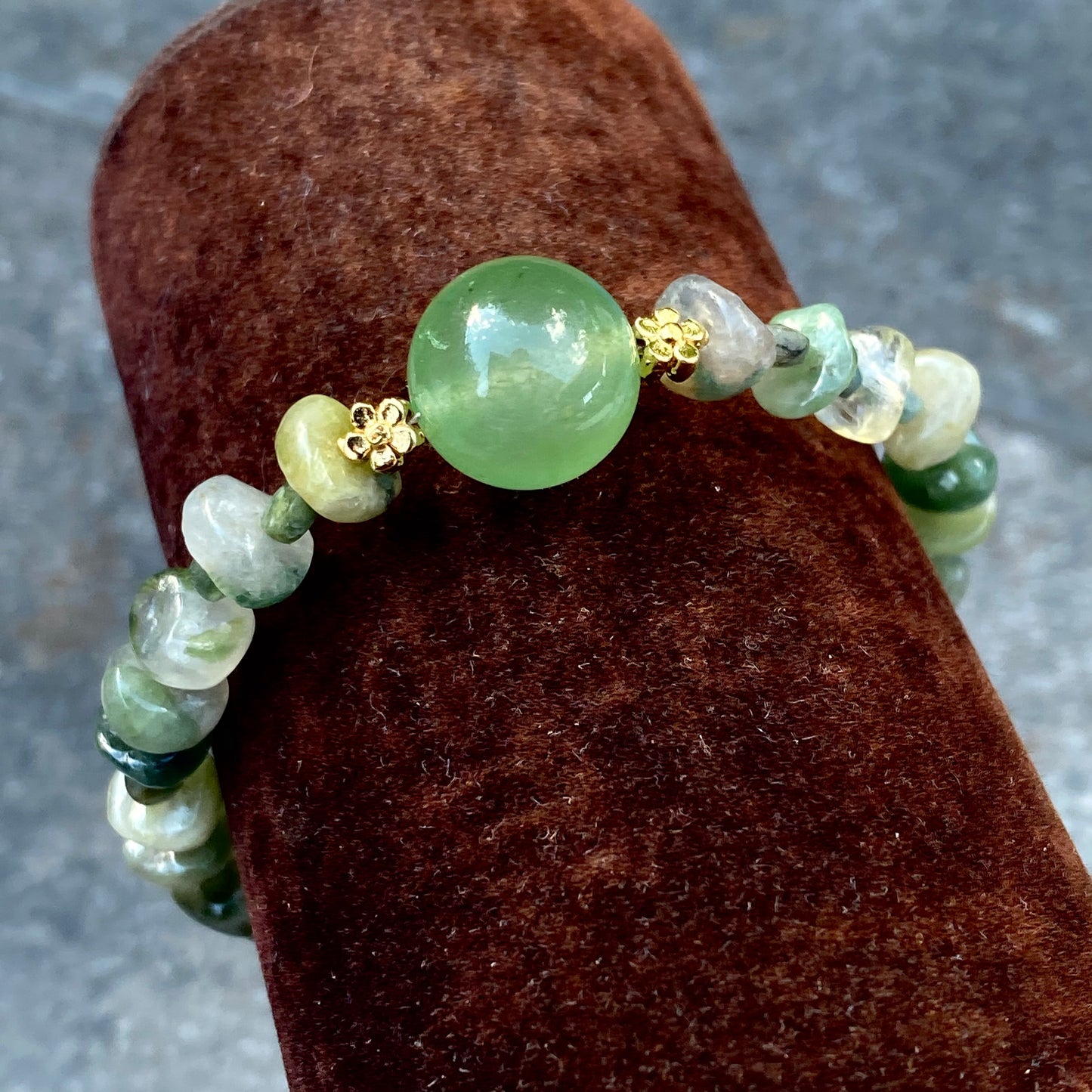 Green Tourmaline gemstone Bracelet