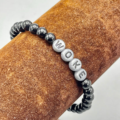 Woke AF Onyx Gemstone Bracelet