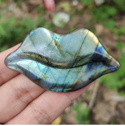 Natural Labradorite Lips