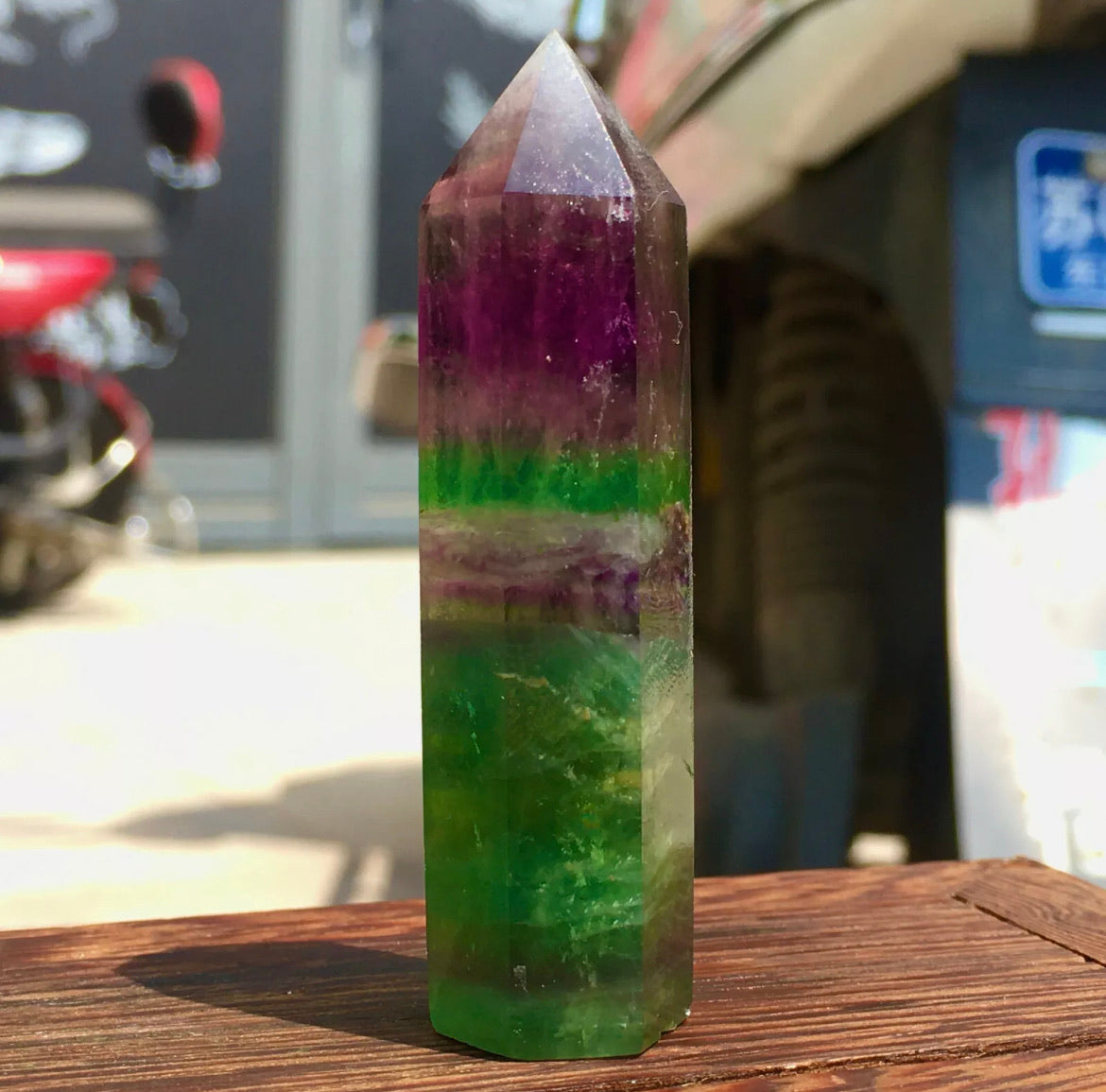 Natural Fluorite Wand