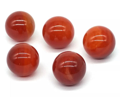 Natural Carnelian Sphere