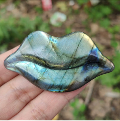 Natural Labradorite Lips