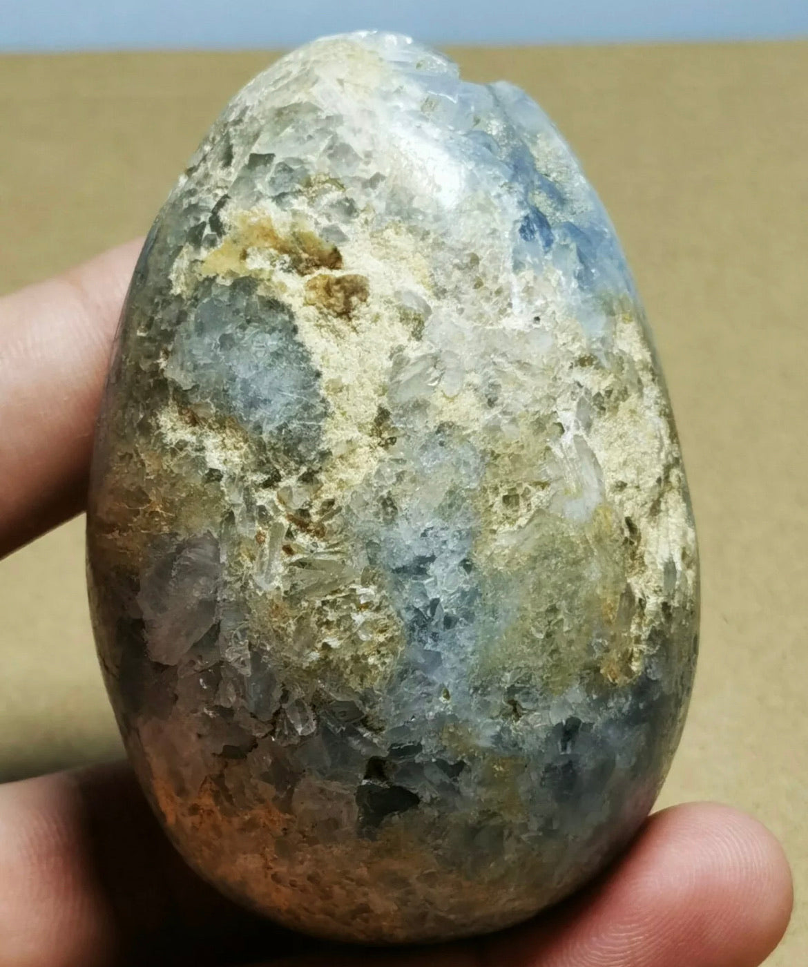 Rare Top Grade Gorgeous Sky Blue Celestite Geode