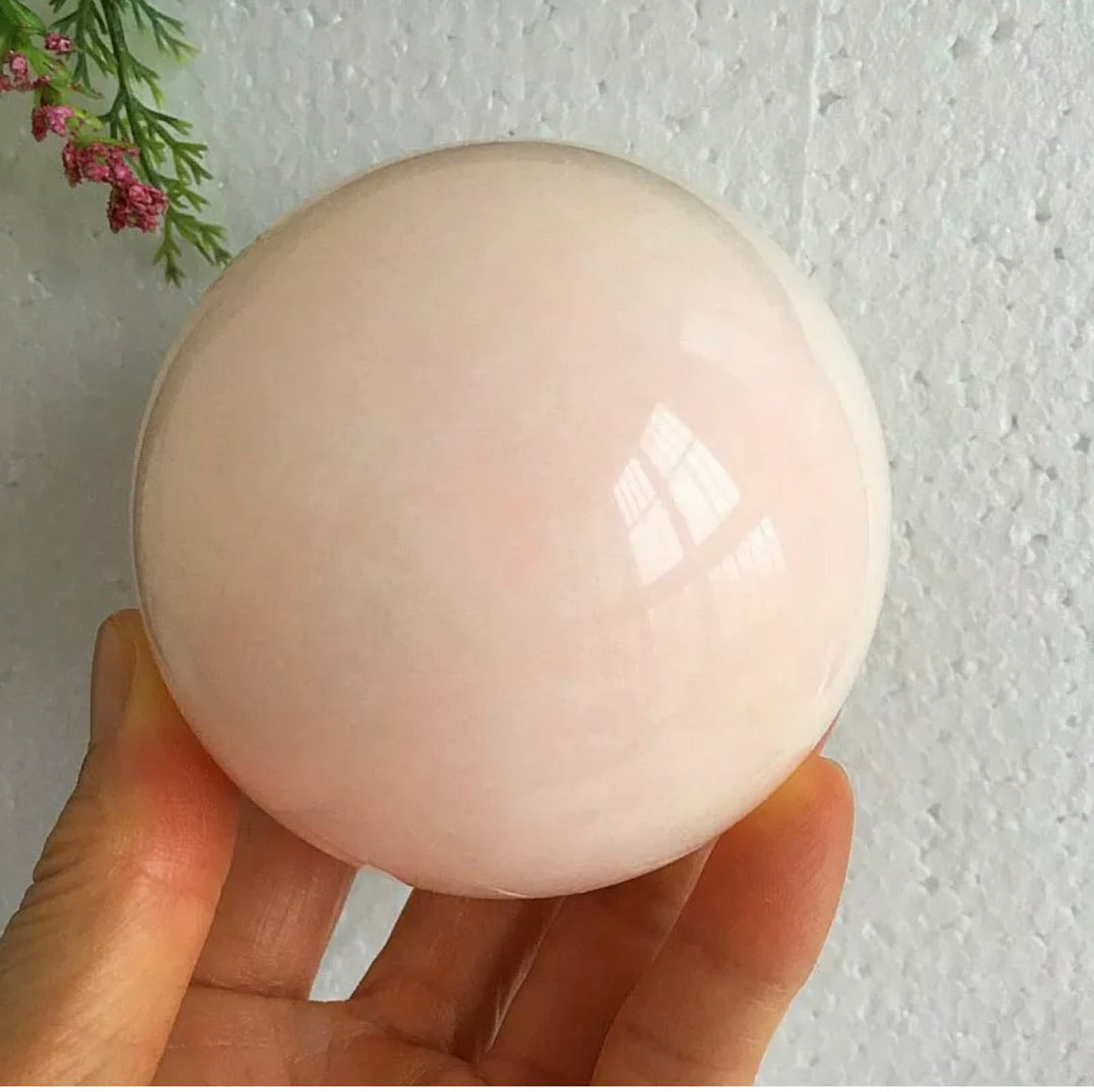 Natural Pink Opal Sphere