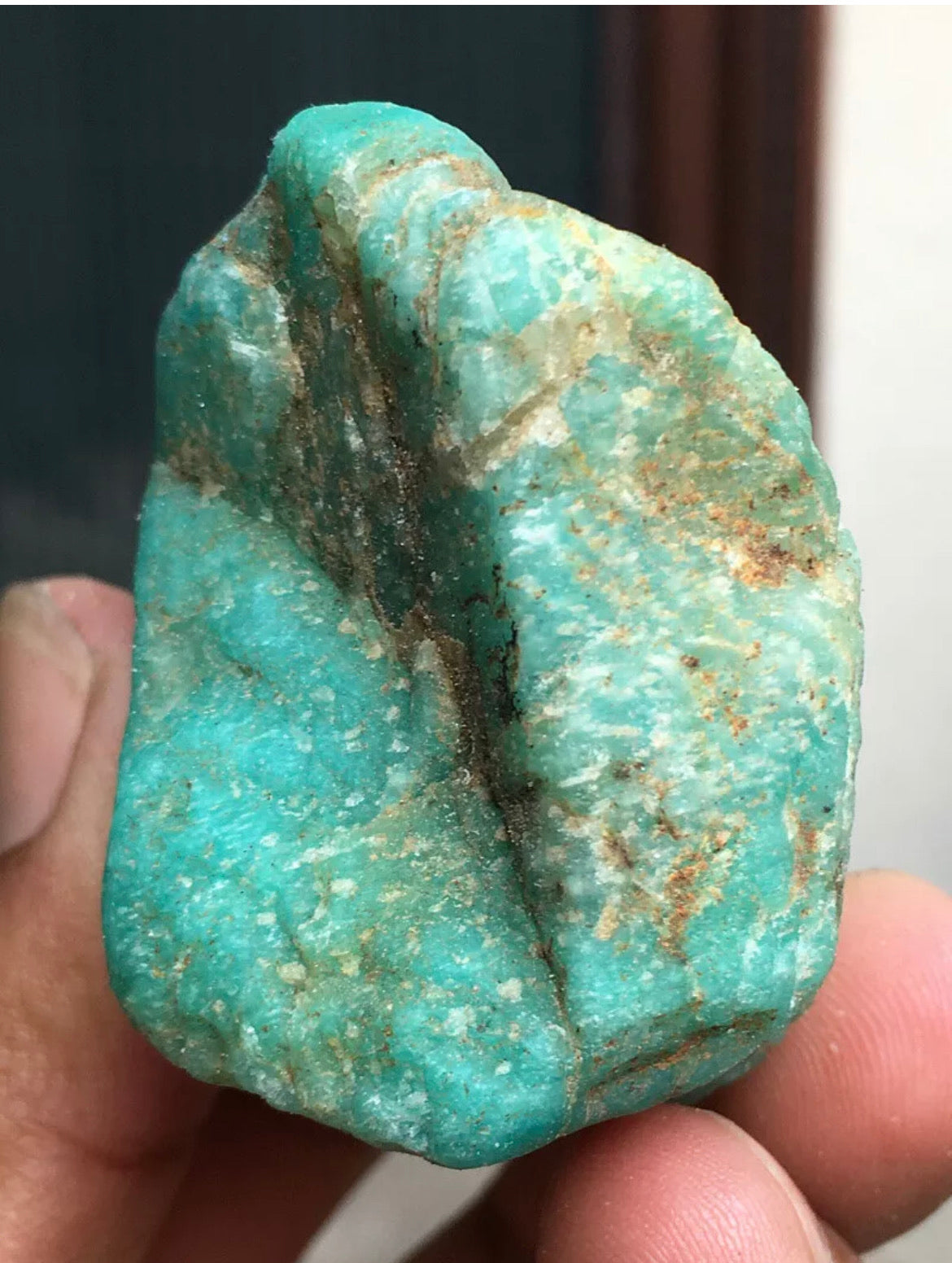 Natural rough form Amazonite