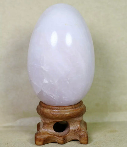 Natural Rose Quartz Egg Gemstone