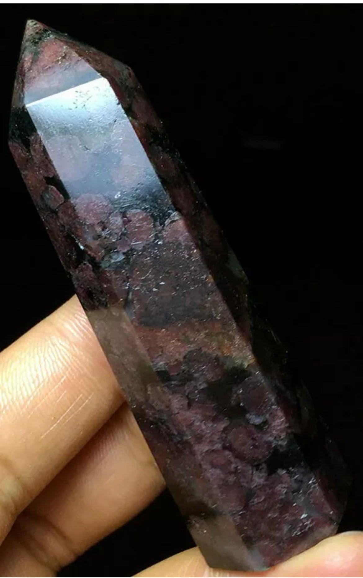 Natural Garnet Wand