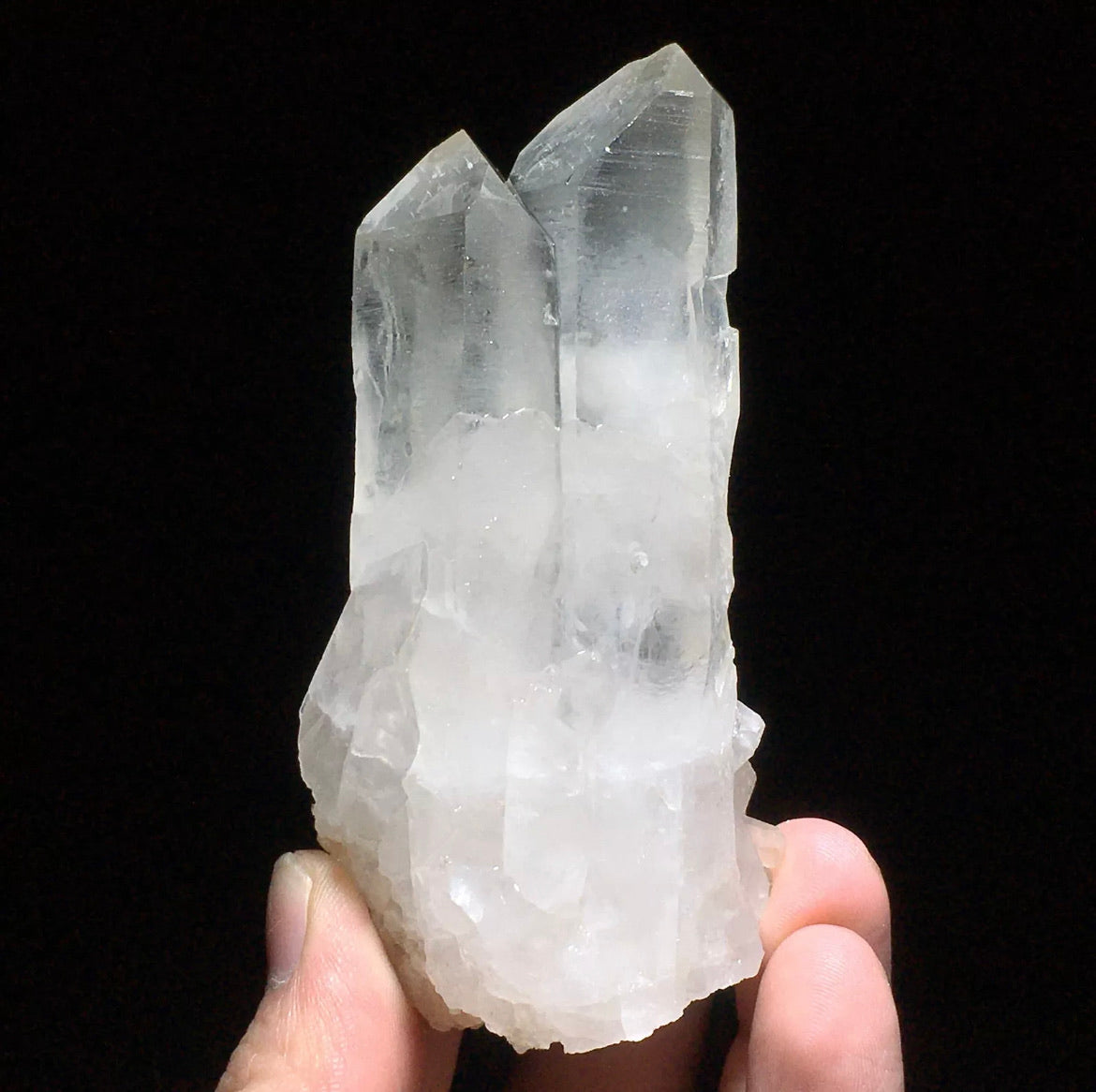 Natural Clear Quartz gemstone Cluster Reiki Healing Crystal