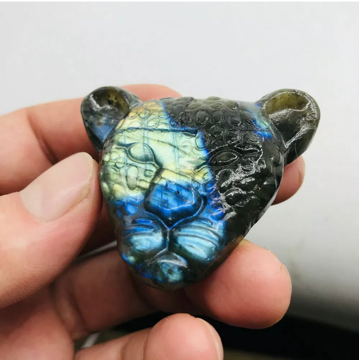 Natural Labradorite Leopard