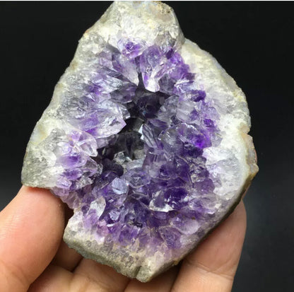 Natural Brazil amethyst Crystal cluster druzy