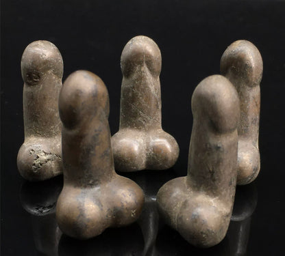 Natural Pyrite gemstone Penis Figurine