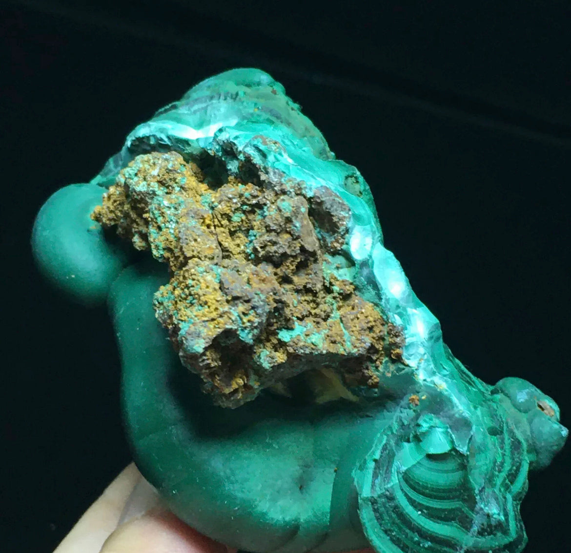 Natural Green Malachite raw gemstone Crystal Mineral Specimen/China Daye