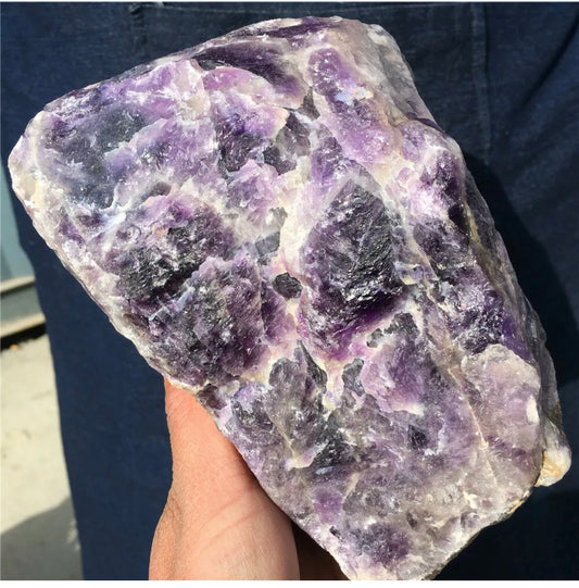 Natural Dreamy Amethyst Raw Stone