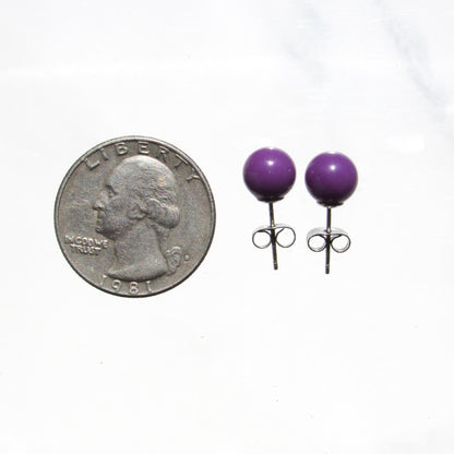 Phosphosiderite gemstone Stud Earrings