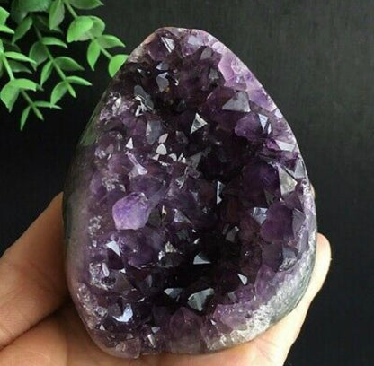 Amethyst Gemstone Freeform Cluster Point Quartz Crystal