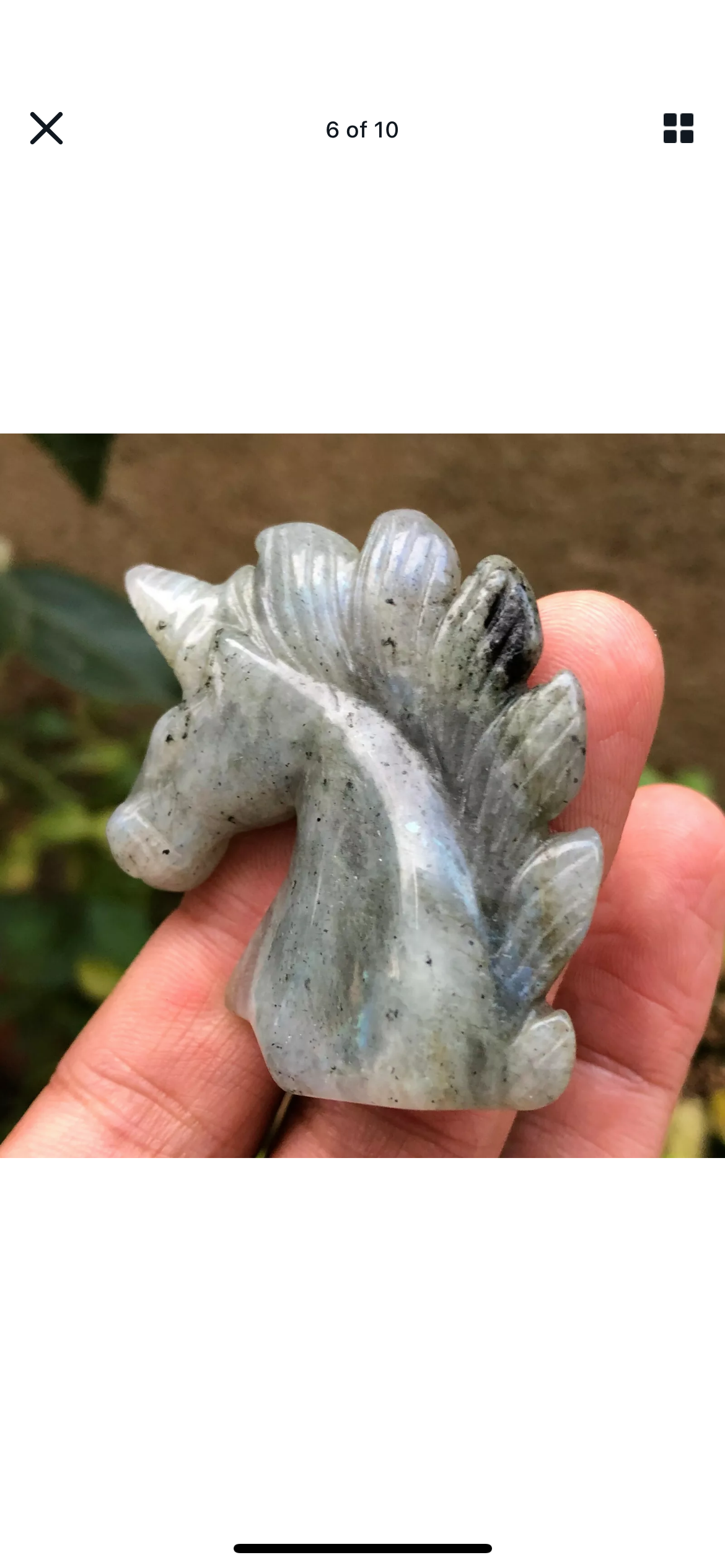 Natural Labradorite Unicorn