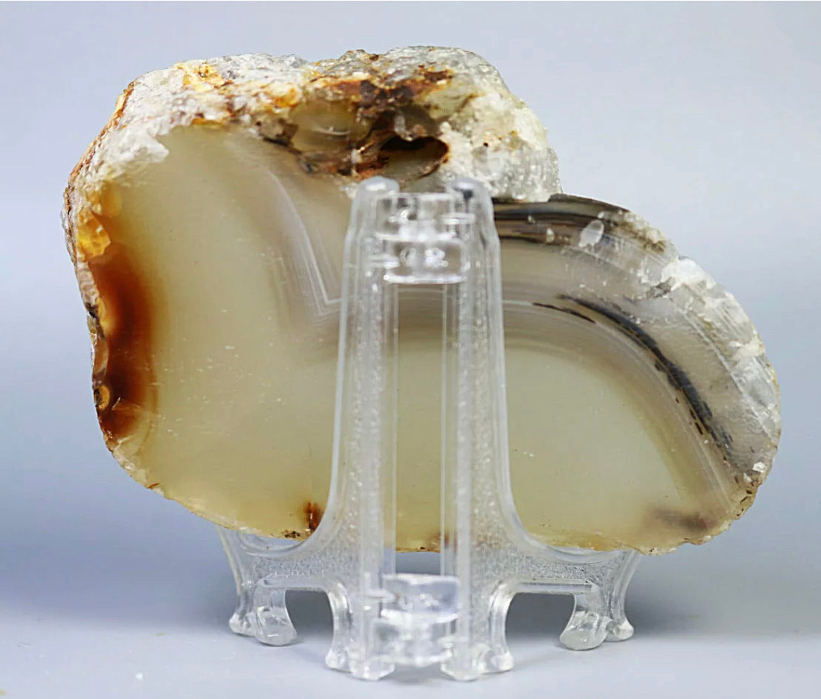 Agate Slice with Stand