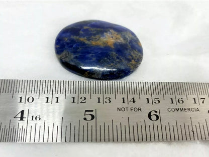 Natural Sodalite Worry Palm Stone