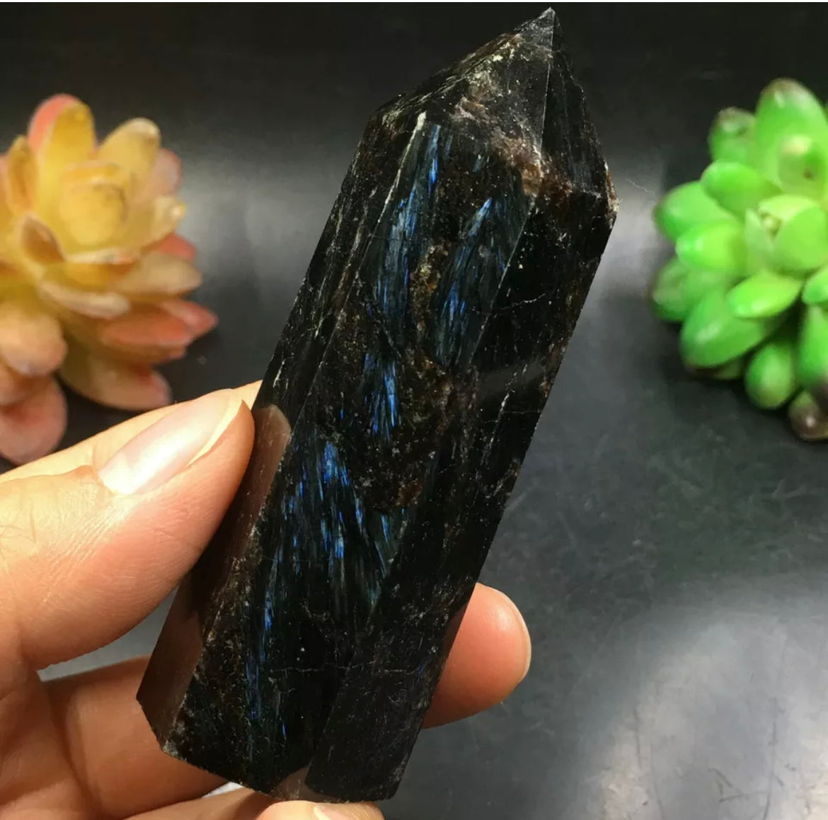 Natural Astrophyllite Crystal Wand