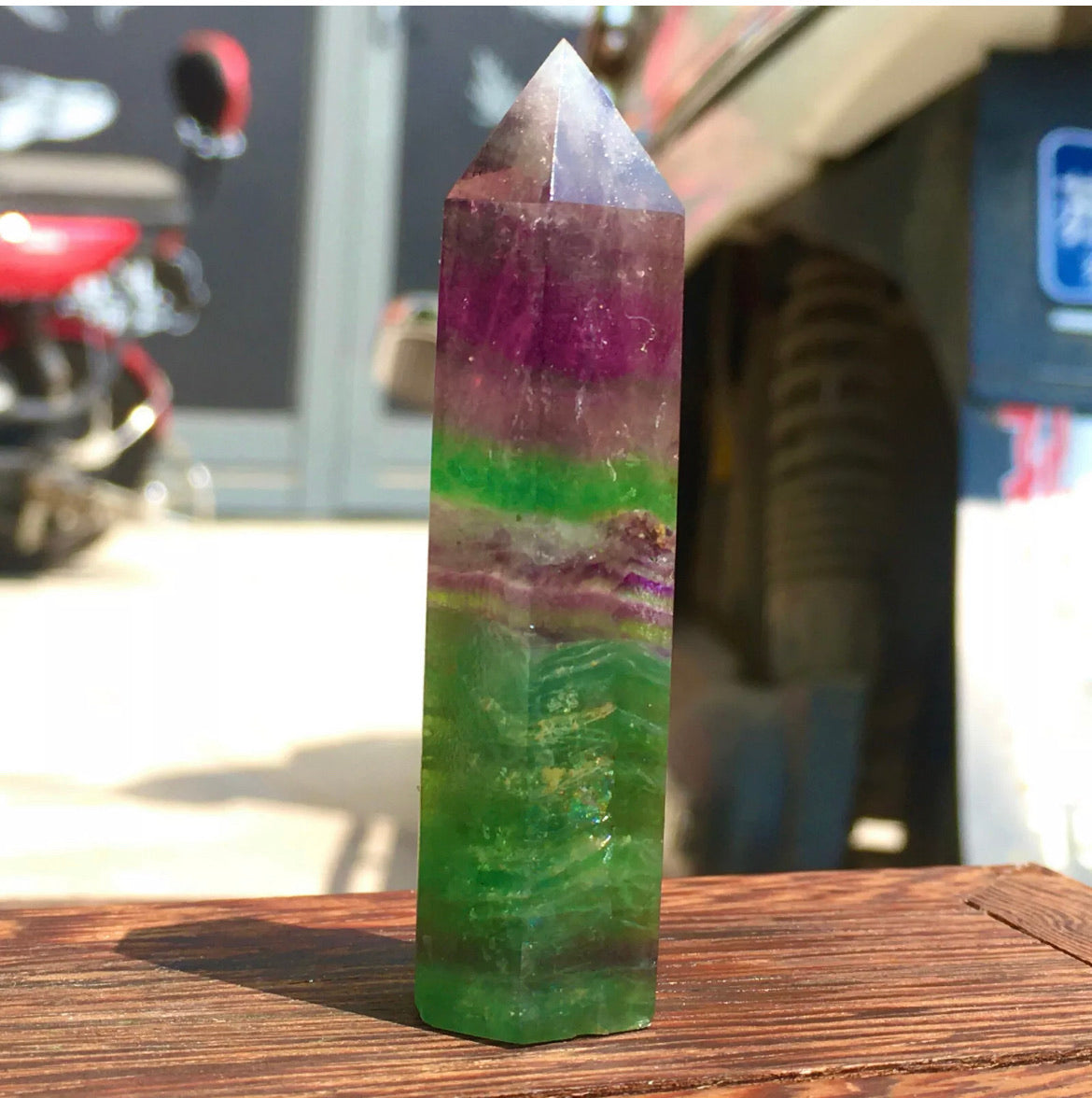 Natural Fluorite Wand