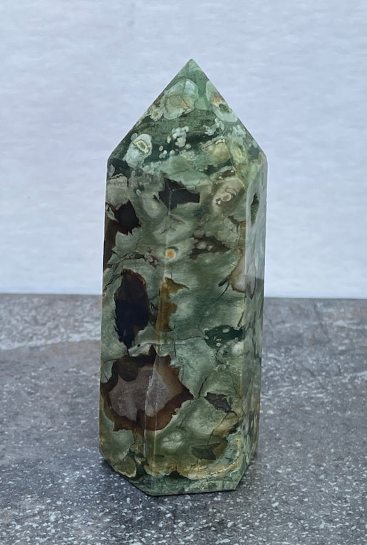 Natural Rain Forest Jasper wand