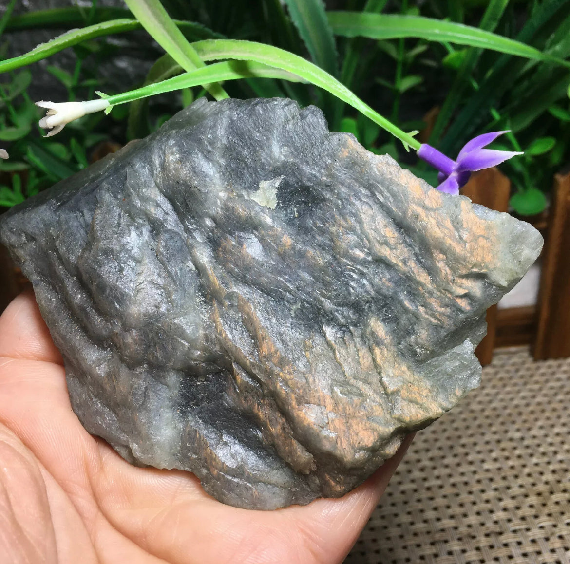 Natural Labradorite Rock